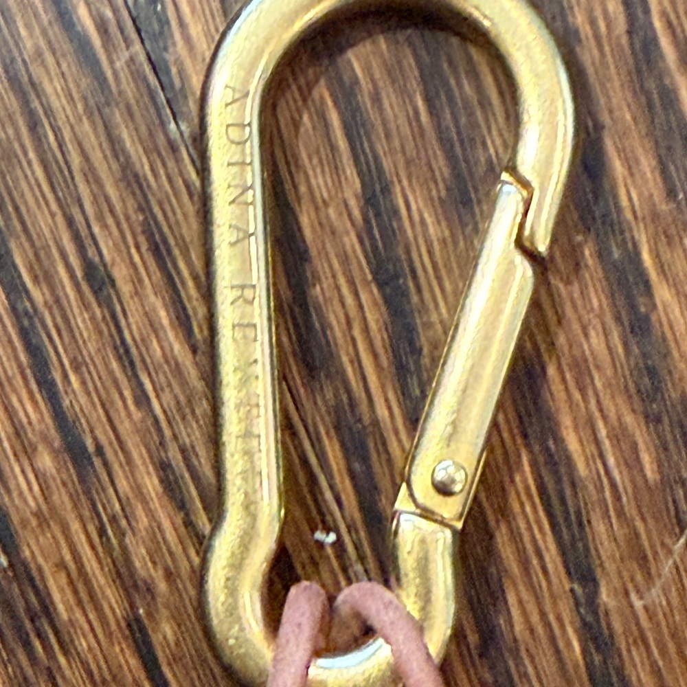 Multicolor Beaded Keychain with Gold Clip - Picture 2 of 2